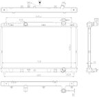 Nissens 606767 Radiator - view 2