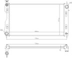 Nissens 606844 Radiator - view 5