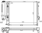 Nissens 60709A Radiator - view 3