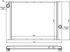 Nissens 60764 Radiator - view 3
