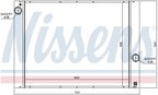 Nissens 60848 Radiator - view 5