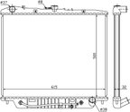 Nissens 60852 Radiator - Front - view 6