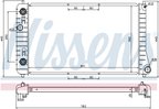 Nissens 60917 Radiator - view 5
