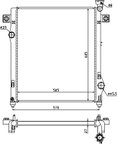 Nissens 61030 Radiator - Front - view 5