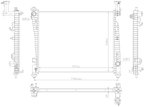 Nissens 61033 Radiator - Front - view 2
