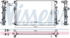 Nissens 61040 Radiator - Front - view 6