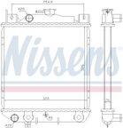 Nissens 64083 Radiator - view 5