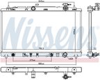 Nissens 646938 Radiator - Front - view 5