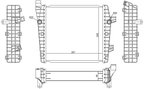 Nissens 65320 Radiator - Right - view 2