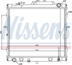 Nissens 66642 Radiator - view 5