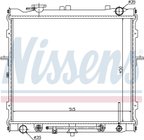 Nissens 66643 Radiator - view 5