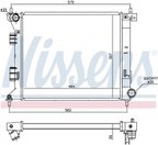 Nissens 66775 Radiator - view 5
