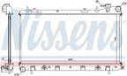 Nissens 67705A Radiator - Front - view 6