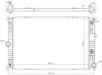 Nissens 68541 Radiator - view 2