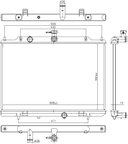 Nissens 686803 Radiator - view 2