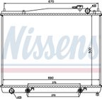 Nissens 68715 Radiator - view 5