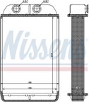 Nissens 70232 HVAC Heater Core - view 6