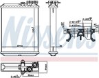 Nissens 707102 HVAC Heater Core - view 6