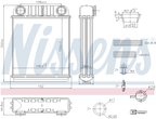 Nissens 707216 HVAC Heater Core - view 6