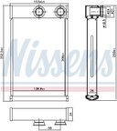 Nissens 72669 HVAC Heater Core - view 6