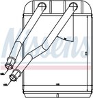 Nissens 73975 HVAC Heater Core - Front - view 7