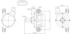 Nissens 831385 Engine Auxiliary Water Pump - view 2