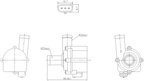 Nissens 832121 Engine Auxiliary Water Pump - Right - view 1