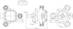 Nissens 832171 Engine Auxiliary Water Pump - view 2