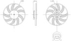 Nissens 850099 Engine Cooling Fan - Left - view 2