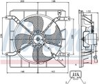 Nissens 85046 A/C Condenser Fan Assembly - view 6