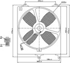 Nissens 85069 A/C Condenser Fan Assembly - view 1
