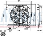 Nissens 85090 A/C Condenser Fan Assembly - view 6