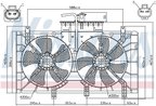 Nissens 85221 A/C Condenser Fan Assembly - Left - view 6