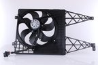 Nissens 85249 A/C Condenser Fan Assembly - Front - view 2