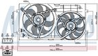 Nissens 85250 A/C Condenser Fan Assembly - Right - view 6