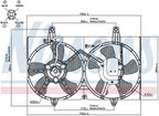 Nissens 85280 A/C Condenser Fan Assembly - view 6