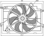 Nissens 85366 A/C Condenser Fan Assembly - view 6