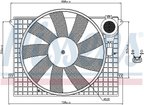 Nissens 85401 Engine Cooling Fan Assembly - view 7