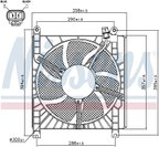 Nissens 85415 A/C Condenser Fan Assembly - view 6