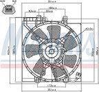 Nissens 85491 A/C Condenser Fan Assembly - view 6