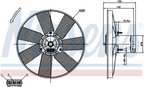 Nissens 85538 A/C Condenser Fan - view 6