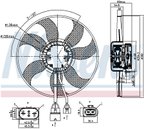 Nissens 85678 Engine Cooling Fan - Left - view 6
