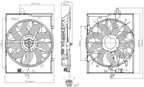 Nissens 85735 Engine Cooling Fan Assembly - view 1