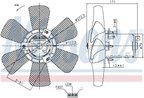 Nissens 85809 A/C Condenser Fan - view 6