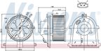 Nissens 87022 HVAC Blower Motor - view 6