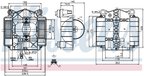 Nissens 87110 HVAC Blower Motor - Front - view 6