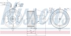 Nissens 87148 HVAC Blower Motor Assembly - view 7