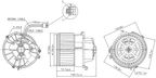 Nissens 87599 HVAC Blower Motor Assembly - view 2