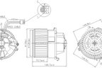 Nissens 87599 HVAC Blower Motor Assembly - view 3