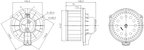 Nissens 87620 HVAC Blower Motor Assembly - view 1